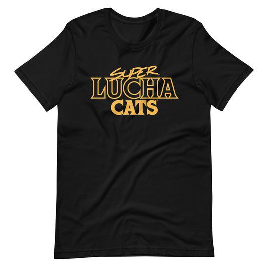 Super Lucha Cats Logo T-Shirt