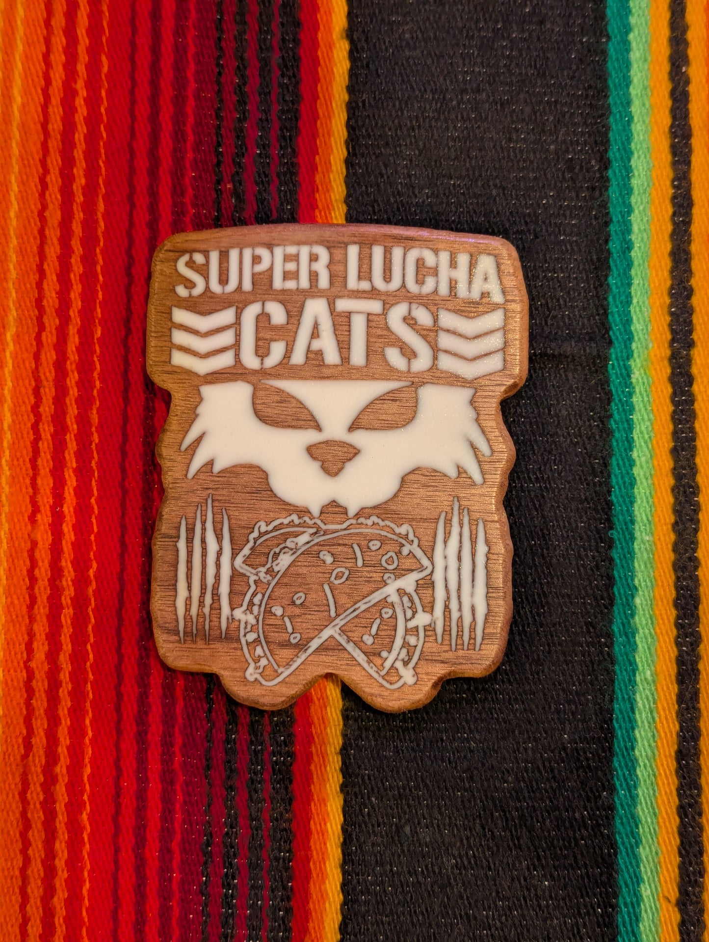 Lucha Cats Club Bottle Opener
