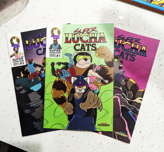 Super Lucha Cats First 3 Issues Bundle